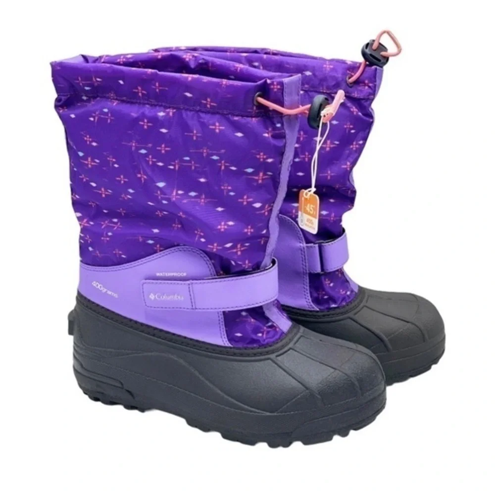 Columbia Powderbug Forty Print Snow Winter Boots NIB